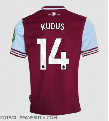 West Ham United Mohammed Kudus #14 Replika Hemmatröja 2024-25 Kortärmad